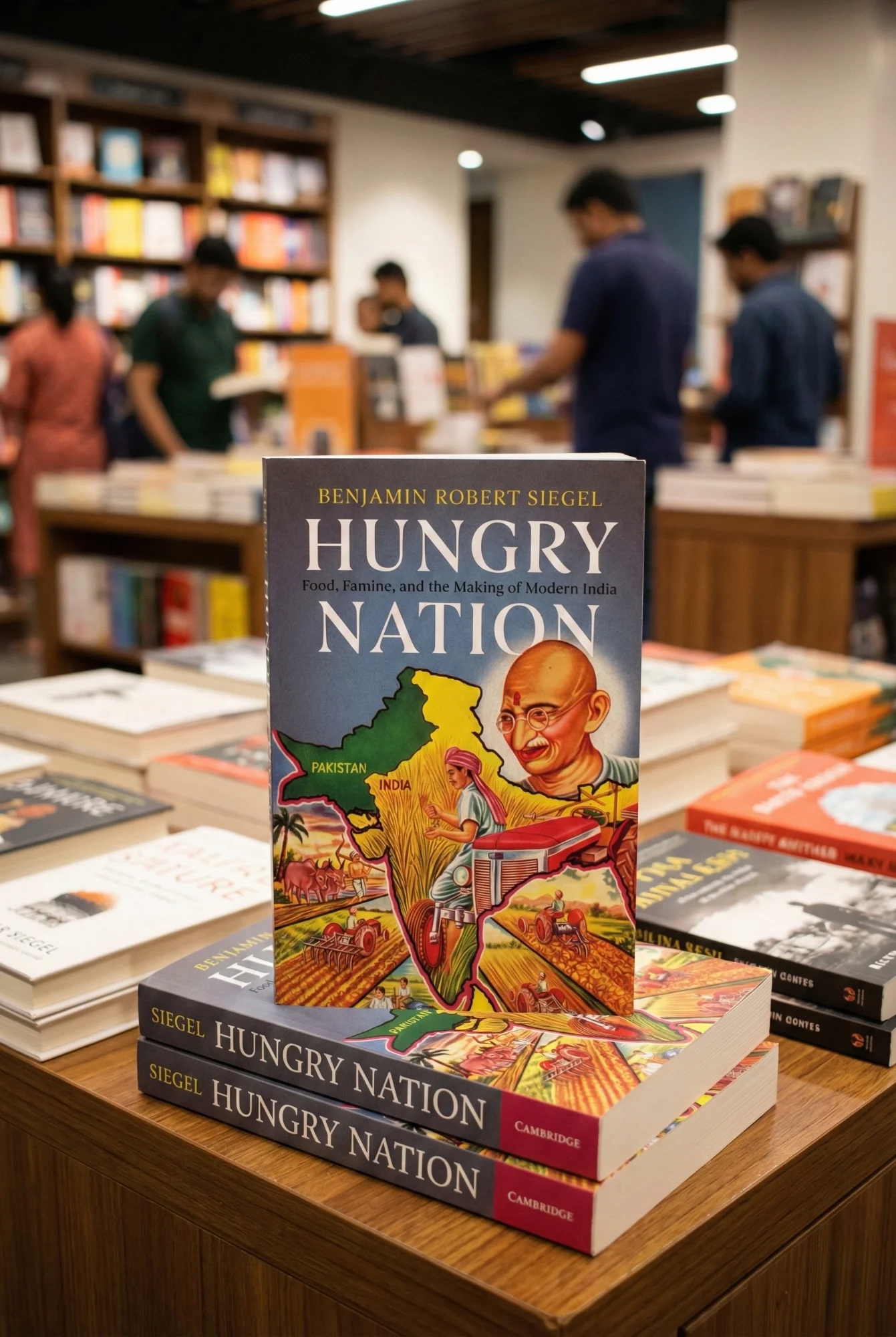 Hungry Nation book in Delhi bookstore
